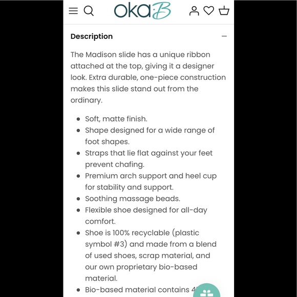 OKA B Madison Slides - Size ML 8/9 Most comfortable slides ever!!! All inVGUC - Picture 7 of 8